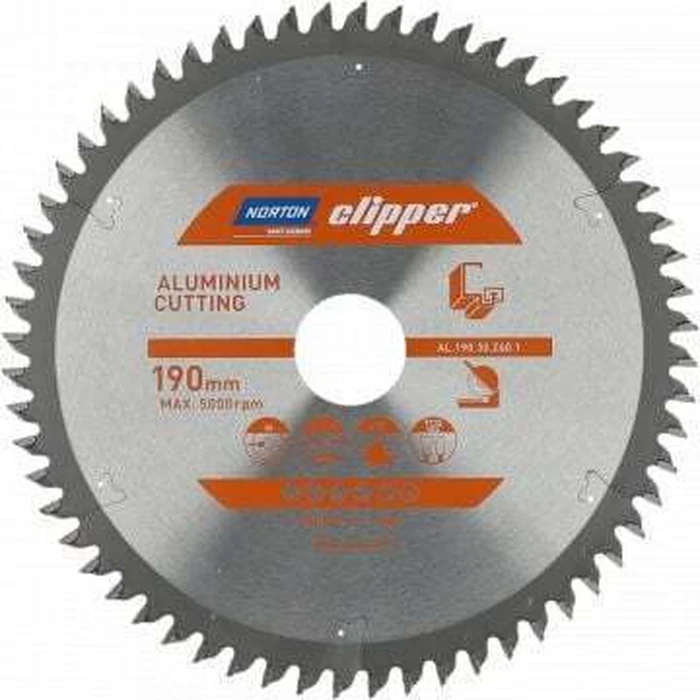 Norton 190 mm Wood Cutting Saw Blade, 60 Teeth (MPN 70184608135)