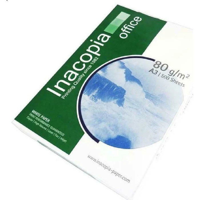 INACOPIA Επαγγελματικό Χαρτί Εκτύπωσης A3 80g/m² 500 Φύλλα