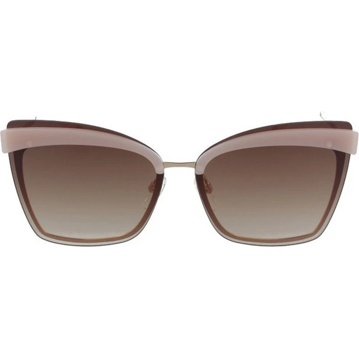 Ana Hickmann Women's Sunglasses AH3177-6404C Black Frame Brown Degraded Lenses 64/13/140