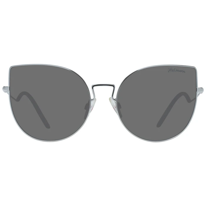 Ana Hickmann Women's Sunglasses Silver Metal Frame Grey Lens HI3063 03A
