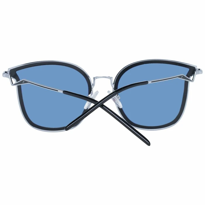 Ana Hickmann Women's Sunglasses Silver Frame with Blue Lens HI3065T 02A