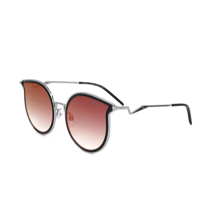 Ana Hickmann Women's Sunglasses - Black Frame with Purple Gradient Lenses HI3066T 02A