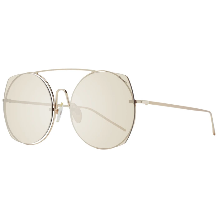 Ana Hickmann Women's Sunglasses HI3067 Gold Metal Frame with Beige Lens