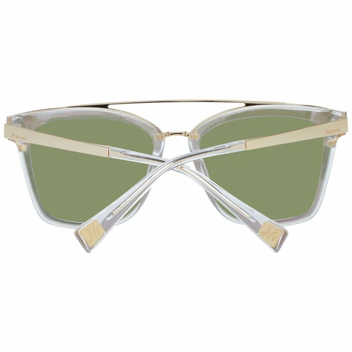 Ana Hickmann Women's Sunglasses Gold Frame with Green Mirror Lens HI9081 66T03