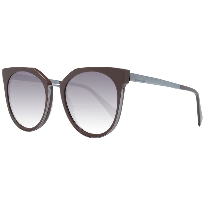 Ana Hickmann Women's Sunglasses HI9078 D02 - Bordeaux Frame with Grey Gradient Lenses, 54/20/145