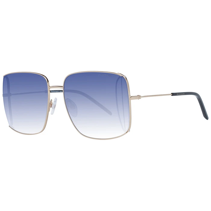 Ana Hickmann Women's Sunglasses Gold Metal Frame Blue Degrade Lens HI3142 04B