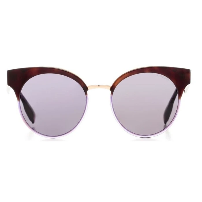 Ana Hickmann Women's Sunglasses Brown Tortoiseshell Acetate Frame with Purple Lens HI9164 H03