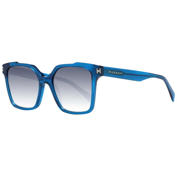 Ana Hickmann Women's Sunglasses HI9170 T01 - Blue Acetate Frame, Grey Degraded Lenses