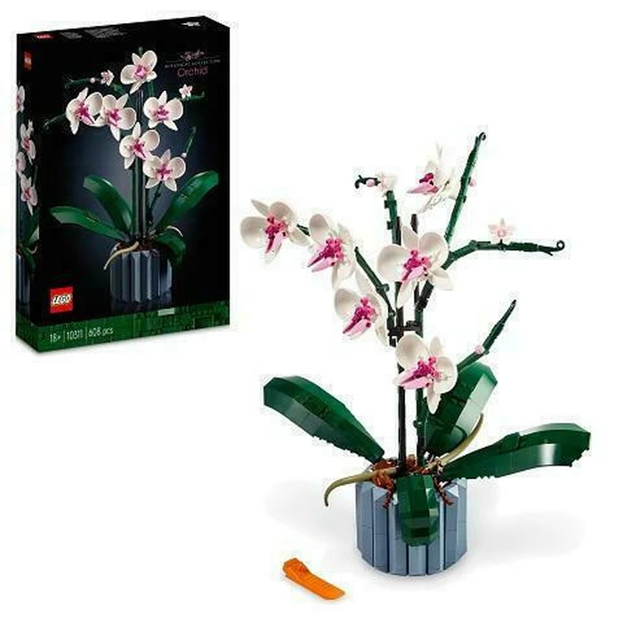 Lego Construction Set Orchid