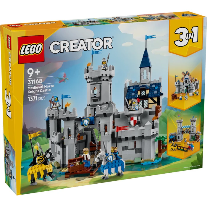 LEGO Creator 3-in-1 Medieval Knight's Castle 31168