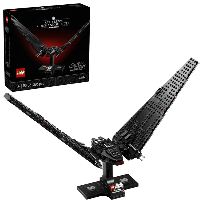 LEGO Star Wars - Kylo Ren's Command Shuttle (75406) — 386 pieces, Ages 18+
