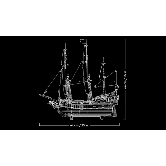 LEGO ICONS 10365 Πειρατικό Πλοίο Captain Jack Sparrow (Black Pearl)