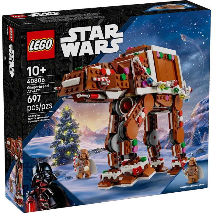 LEGO Star Wars Gingerbread AT-AT Walker, 697 pcs, Age 10+ (40806)