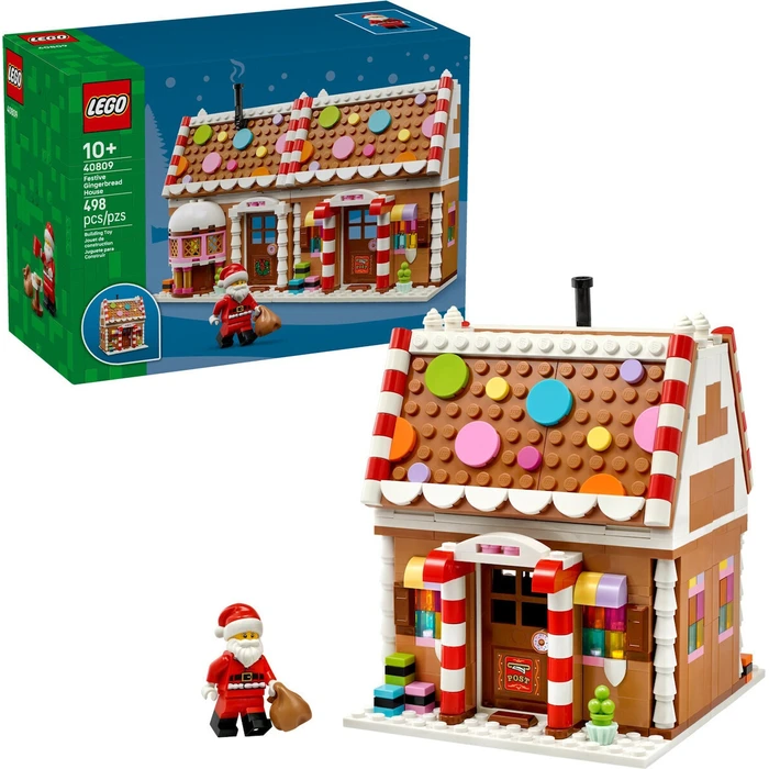 LEGO Festive Gingerbread House (40809) - 498 pcs - Age 10+