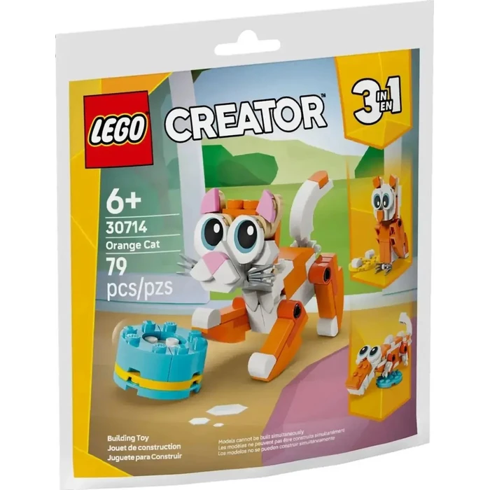 LEGO Creator 3 in 1 Πορτοκαλί Γάτα Polybag 30714