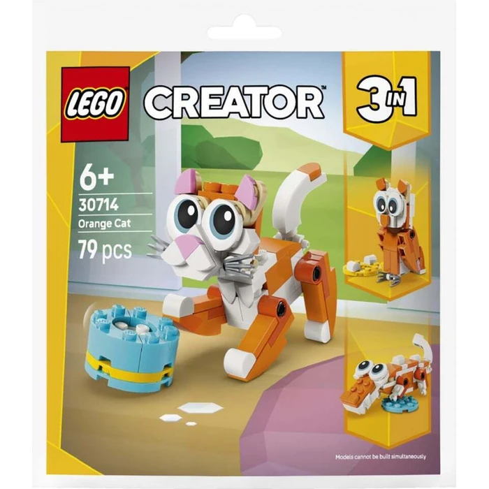 LEGO Creator 3 in 1 Πορτοκαλί Γάτα Polybag 30714
