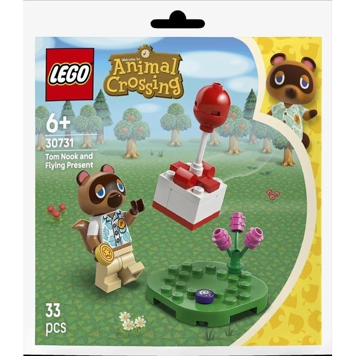 LEGO Τουβλάκια Animal Crossing Tom Nook και Ιπτάμενο Δώρο 6+ 33τεμ. (30731)