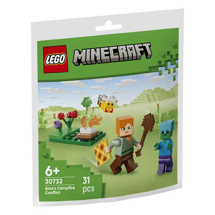 LEGO Minecraft Alex's Campfire Conflict για 6+ ετών, 31 τεμ, 30732