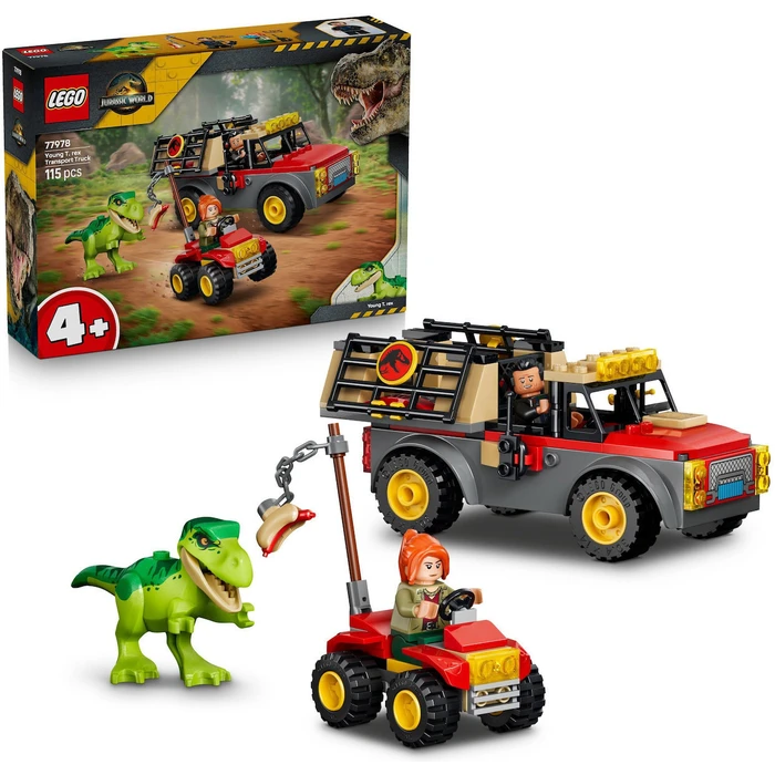LEGO Jurassic World Young T-Rex Transport Truck (Set 77978 / 2136509) — 4+ — 115 pieces