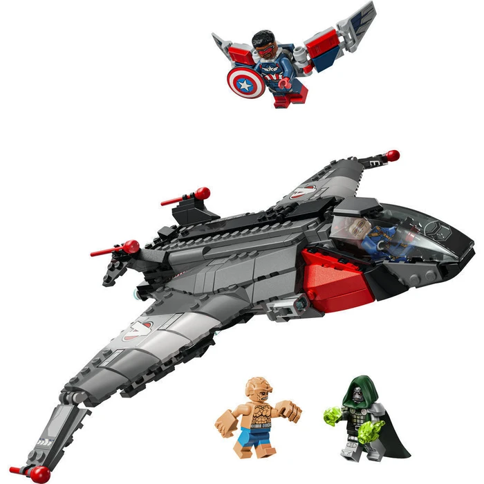 LEGO Marvel Avengers Doomsday Quinjet (76347) – Σετ Quinjet των Avengers, 433 τεμάχια, 9+ ετών