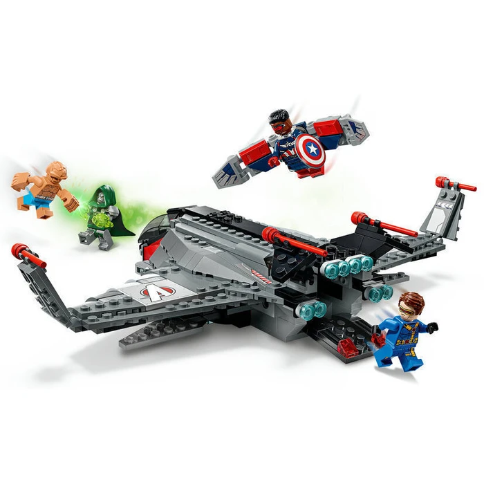 LEGO Marvel Avengers Doomsday Quinjet (76347) – Σετ Quinjet των Avengers, 433 τεμάχια, 9+ ετών