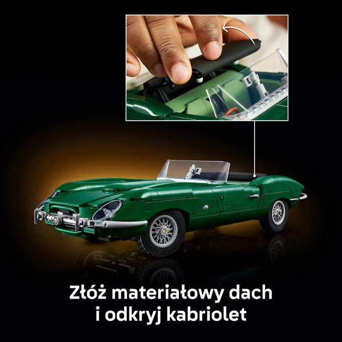 LEGO Icons Jaguar E-Type (11381) – 18+ – 1,673 pcs – Racing Green