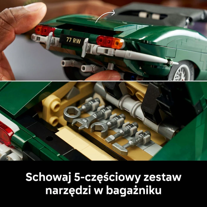 LEGO Icons Jaguar E-Type (11381) – 18+ – 1,673 pcs – Racing Green