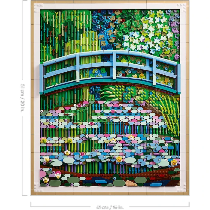 LEGO Art Claude Monet – Γέφυρα πάνω από μια λίμνη με Νούφαρα (31220) 18+
