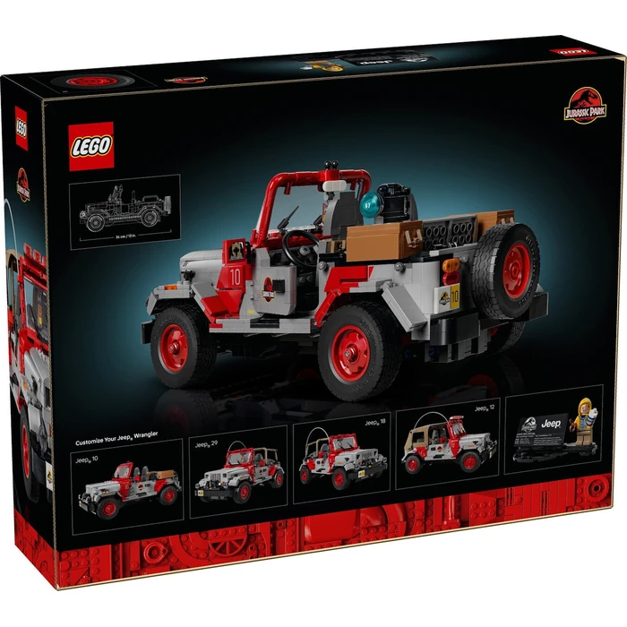 LEGO Jurassic World - Jurassic Park Jeep Wrangler (Set 77984) — 1924 pieces, Adults Welcome (18+)