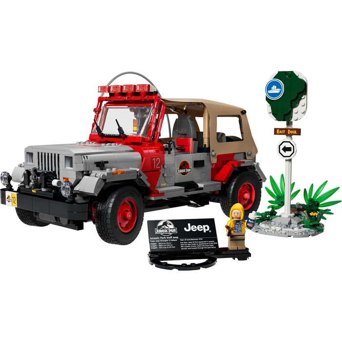 LEGO Jurassic World - Jurassic Park Jeep Wrangler (Set 77984) — 1924 pieces, Adults Welcome (18+)
