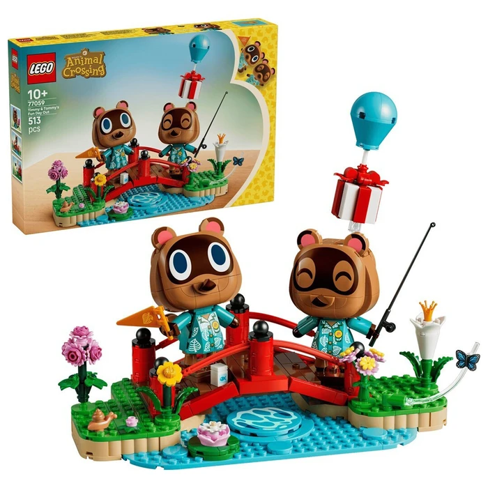 LEGO Animal Crossing Timmy & Tommy's Fun Day Out, Set 77059 — 513 pieces, Age 10+