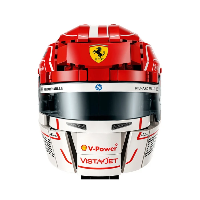 LEGO Editions Scuderia Ferrari HP Charles Leclerc Helmet (Set 43014) – 886 pieces, Ages 14+