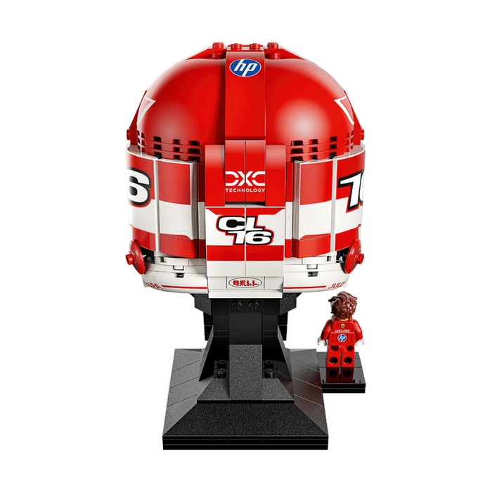 LEGO Editions Scuderia Ferrari HP Charles Leclerc Helmet (Set 43014) – 886 pieces, Ages 14+