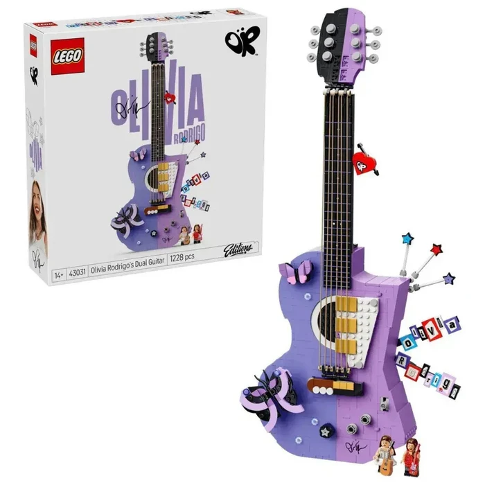 LEGO Editions Olivia Rodrigo’s Dual Guitar κιτ συλλεκτικό 14+ ετών, 1228 τεμάχια (43031)