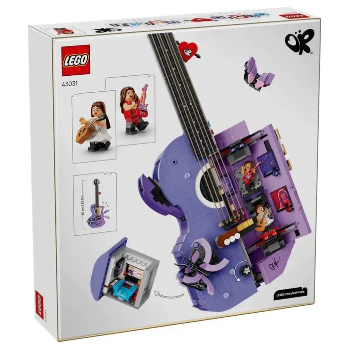 LEGO Editions Olivia Rodrigo’s Dual Guitar κιτ συλλεκτικό 14+ ετών, 1228 τεμάχια (43031)
