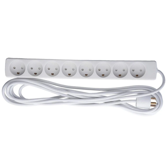 MicroConnect Power Strip 8 Outlets with Switch and 5m Cable