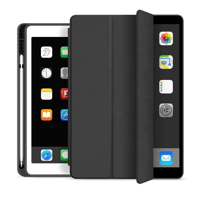 eSTUFF Flip Cover Black for iPad 2017 2018 9.7