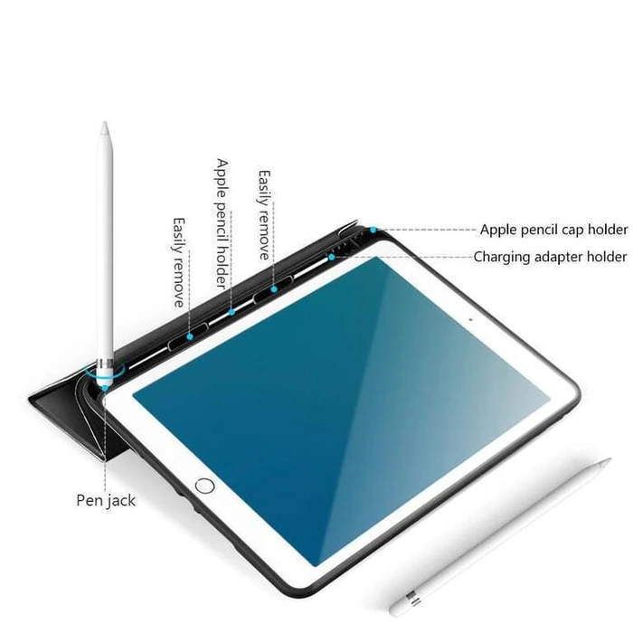 eSTUFF Flip Cover Black (iPad 10.2)
