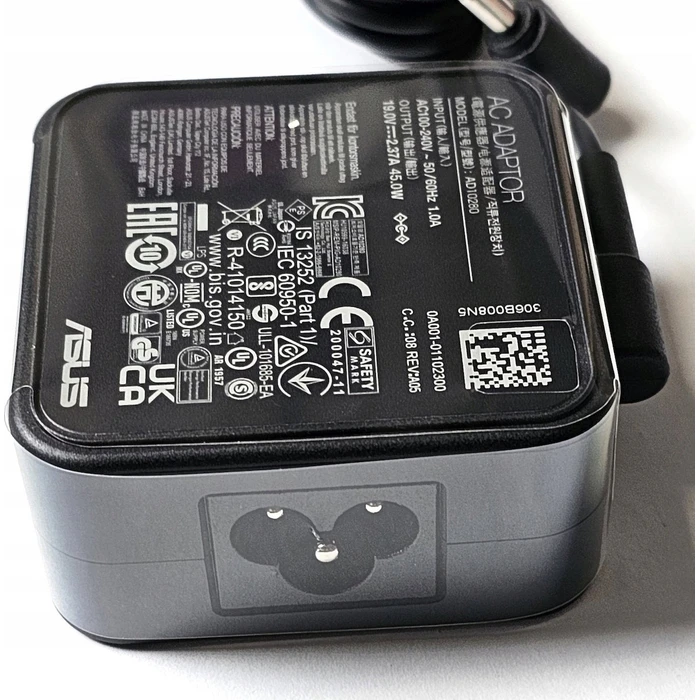 Asus Laptop Charger 45W 19V (Model 0A001-00694300 / MPN W125603098)