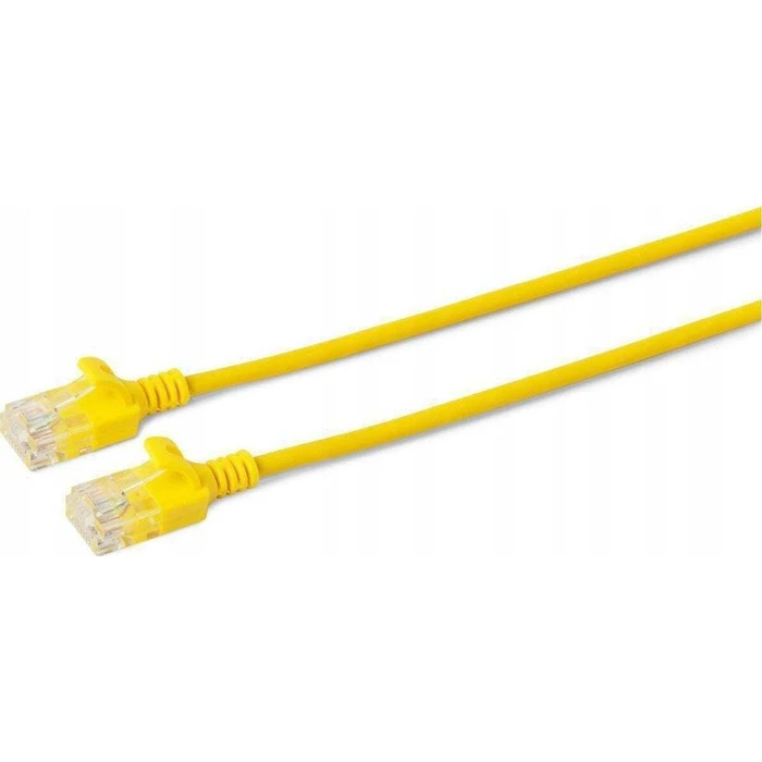 Microconnect U/UTP Cat6 (Gigabit) Ethernet Network Cable 0.15m Yellow V-UTP60015Y-SLIM