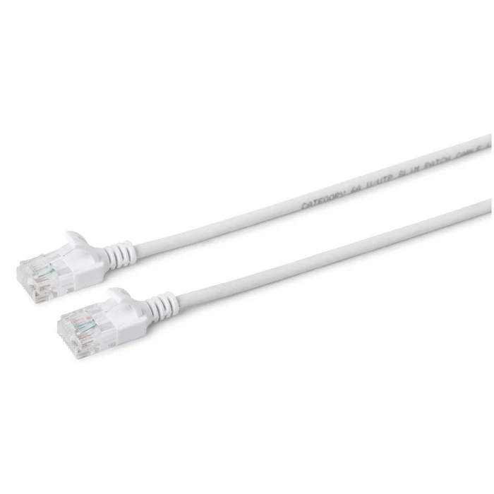 Microconnect U/UTP Cat.6a Slim Καλώδιο Δικτύου 10m Λευκό