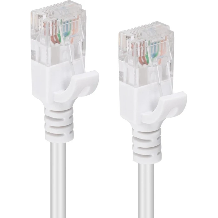 Microconnect U/UTP Cat.6a Slim Καλώδιο Δικτύου 10m Λευκό