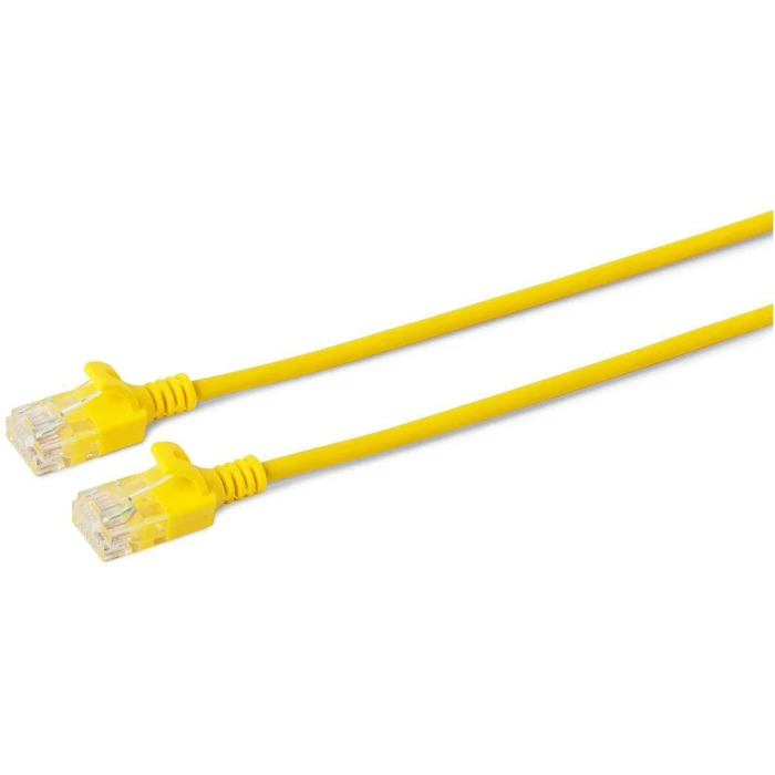 Microconnect U/UTP Cat6a Slim Network Patch Cable 1m Yellow (V-UTP6A01Y-SLIM)