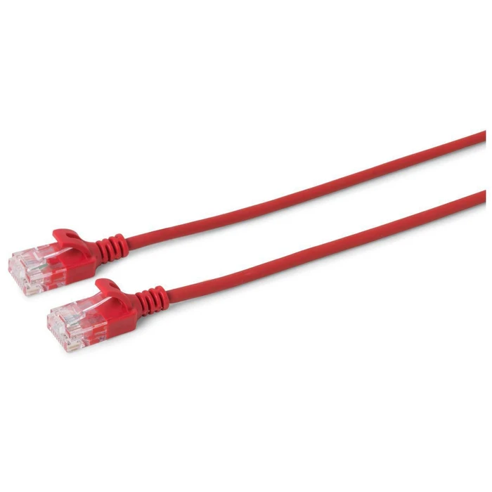 Microconnect U/UTP CAT6a Slim Flat Ethernet Cable 3m Red (V-UTP6A03R-SLIM)