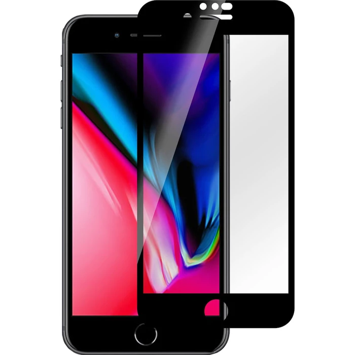 eStuff Full Face Tempered Glass Μαύρο για iPhone 6 / 6s (ES501053)