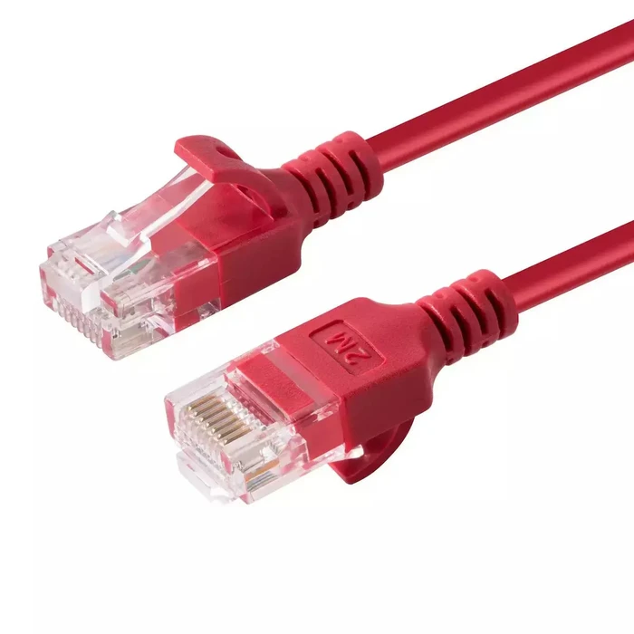 Microconnect U/UTP Cat.6a (Gigabit) Καλώδιο Δικτύου Ethernet 5m Κόκκινο V-UTP6A05R-SLIM