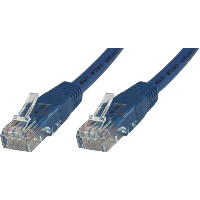 Microconnect U/UTP Cat6 0.25m Blue PVC Unshielded Ethernet Network Cable (B-UTP60025B)