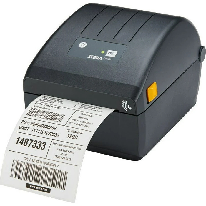 Zebra ZD230 Εκτυπωτής Ετικετών Απευθείας Μεταφοράς USB Bluetooth Ethernet 203 dpi
