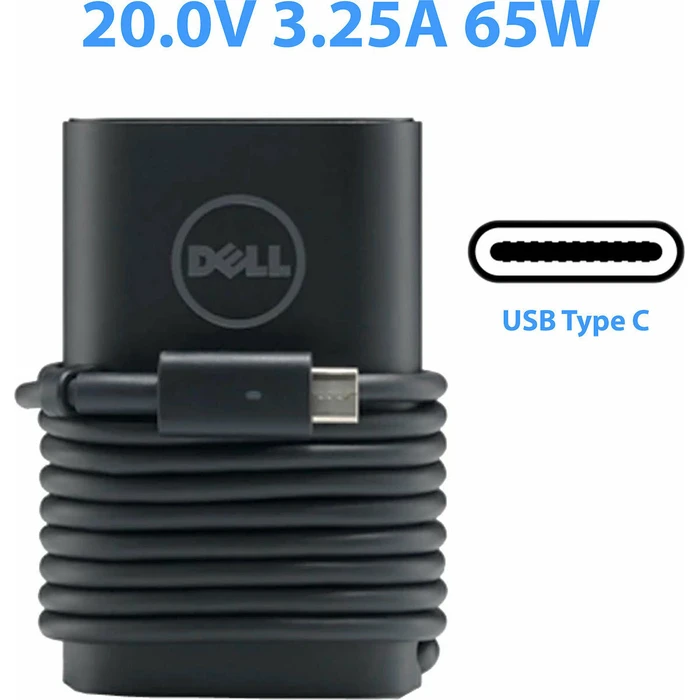 Φορτιστής Laptop 65W Dell USB-C AC Adapter E5 - Kit