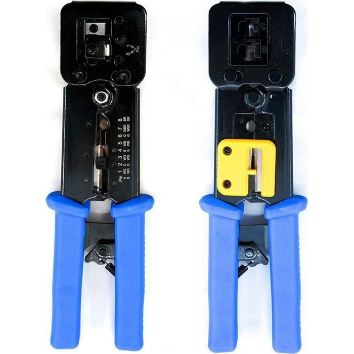 MicroConnect Πρέσα Ακροδεκτών Δικτύου RJ12 RJ11 RJ45 με Απογυμνωτή